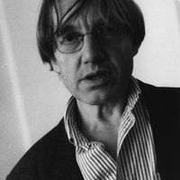 Petr Matásek (b.1944), Czech stage designer, designer of puppets, sets, costumes, and teacher. Photo: Josef Ptáček