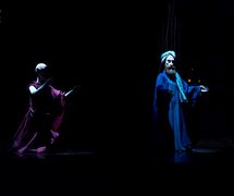Marionette opera, <em>Sa’di</em> (2015), by Aran Puppet Theater Group (Tehran, Iran), direction by Behrooz Gharibpour. Photo courtesy of Behrooz Gharibpour