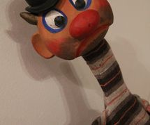 Gremlin, marionnette à gaine par le marionnettiste américain Bil Baird, vers 1950. Photo réproduite avec l'aimable autorisation de Collection : The Cook / Marks Collection, Northwest Puppet Center (Seattle, Washington, États-Unis). Photo: Dmitri Carter