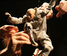 <em>Low Life</em> (2005) by Blind Summit (London, UK). Tabletop puppetry. Photo courtesy of Mark Down