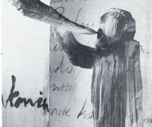 <em>Wanda</em> (1970) by Cyprian Kamil Norwid, performed by Teatr Lalki i Aktora Marcinek (Poznań, Poland), direction: Wojciech Wieczorkiewicz, design: Leokadia Serafinowicz. Collection: Henryk Jurkowski