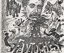 “Thomas Holden’s et ses Fantoches” (en torno a 1879-1880). Cartel de la gira de las marionetas de Holden. Fotografía cortesía de The National Puppetry Archive